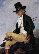 Jacques-Louis  David Portrait of Pierre Seriziat oil